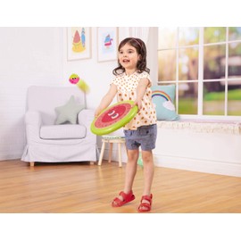 B. toys – Paddle Ball Game – Hand Trampoline Set – Poppin’ Paddles – 2 Bouncy Discs & 2 Balls – Catch & Toss Sports Games for Kids – 3+ Years