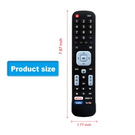 EN2A27ST EN2A27HT Replaced Remote Control Compatible with Sharp Smart 4K LED TV LC-32P5000U LC-40P5000U LC-43P5000U LC-50P5000U LC-55P5000U LC-60P6000U LC-55P6000U LC-32Q5230U LC32P5000U LC40P5000U