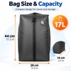 17L Vacuum Compression Storage Bag for Travel – Reusable Waterproof