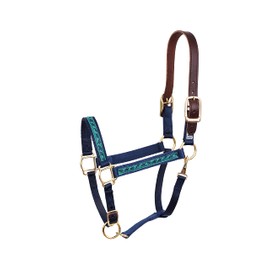 PONY NAVY JUMP HORSE RIBBON SAFETY HALTER