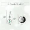 HOPEEZZ Witch Earrings for Women Sterling Silver Moon Dangle Earrings
