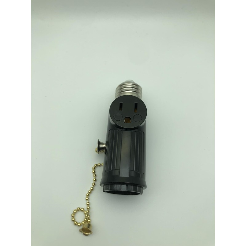 Figame 2 Pack 3-in-1 Bulb Socket Adapter, E26/E27 to 2/3