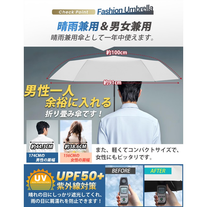 SLEEPSINERO Folding Umbrella, 2024 New, Innovative Structure for Strong Winds,