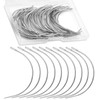 50 PCS Curved Needles, Sewing Needles, Leather and Weaving Needles