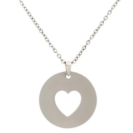 Set de Collares Madre e Hija para compartir Regalo para Mama - Collar dúo Corazón - Set Mama e Hija (adulta o adolescente) - Chapa de Oro Calidad Premium - Elegantia Jewelry (Mama e Hija, Acero inoxidable)