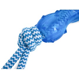 Petface (Little Petface) Tripod Puppy Dog Chew Toy, Blue