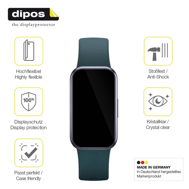 dipos FLEX 2x Schutzfolie klar passend für Meoonley W99 1.50