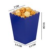 Ainmto 24PCS Navy Blue Popcorn Boxes Mini Paper Popcorn Containers