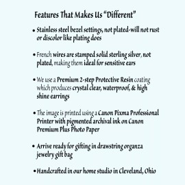 the fun things Faith Over Fear Cross Dangle Earrings Bible Scripture Religious Artisan Gift