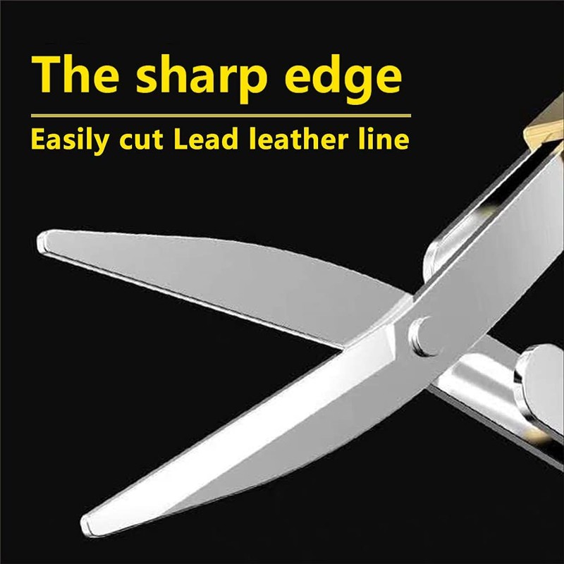 Folding Scissors, TSA Compliant & Portable, Compact, Safe Travel Scissors,