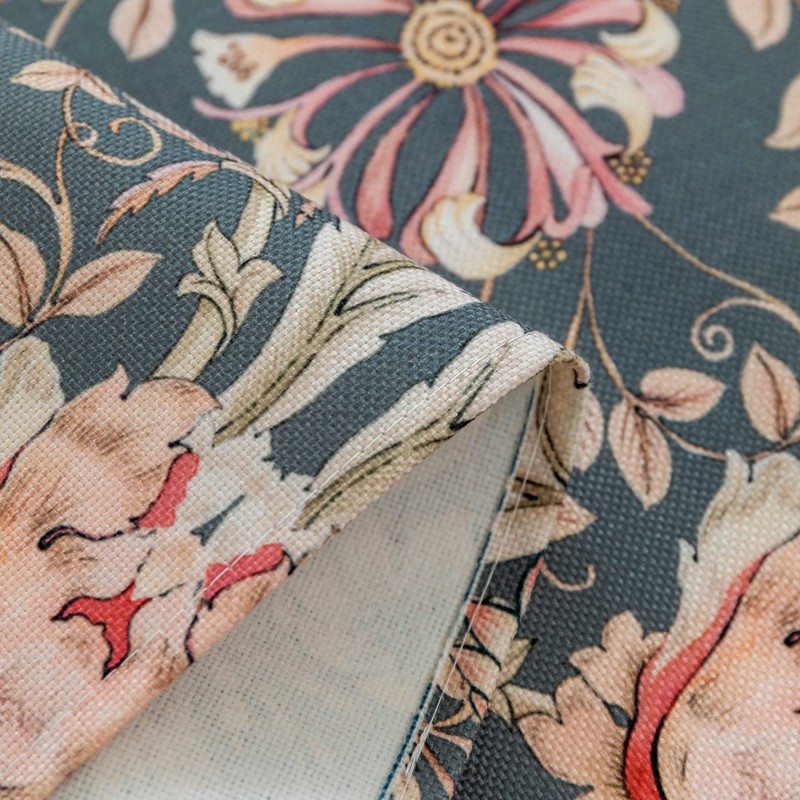 Obal William Morris Table Runner, Teal floral table runner Heat