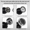 DXNQ DXNQ Metal Joystick Car Push Start Button Cover, Universal