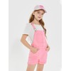 Haloumoning Girls Denim Overalls Kids Summer Sleeveless Rompers Overall Shorts