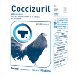 Desparasitante Coccizuril 100 Tab Tornel (coccidia)