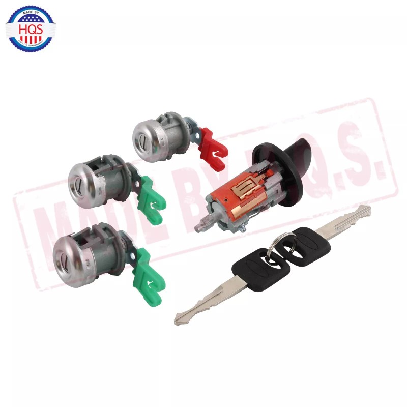 HQS Ignition Switch Lock Cylinder & (3) Door Lock Cylinder