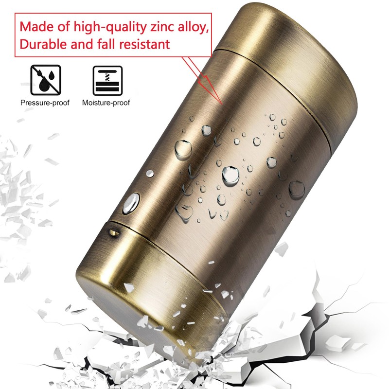 Goshentech Vintage Oval Case 20 Capacity 100mm King Size (Bronze)