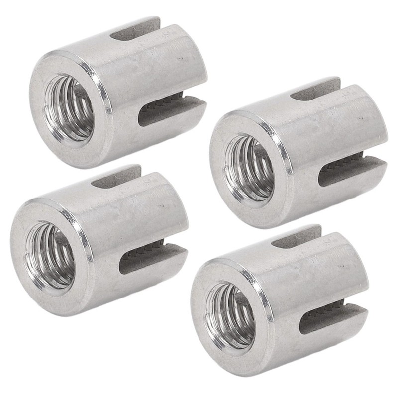 10 Pcs Cross Wire Rope Clip M10 Thread 316 Stainless