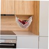 FELTECHELECTR Fruit Hammock for Kitchen Vegetable Net Basket Cotton Woven