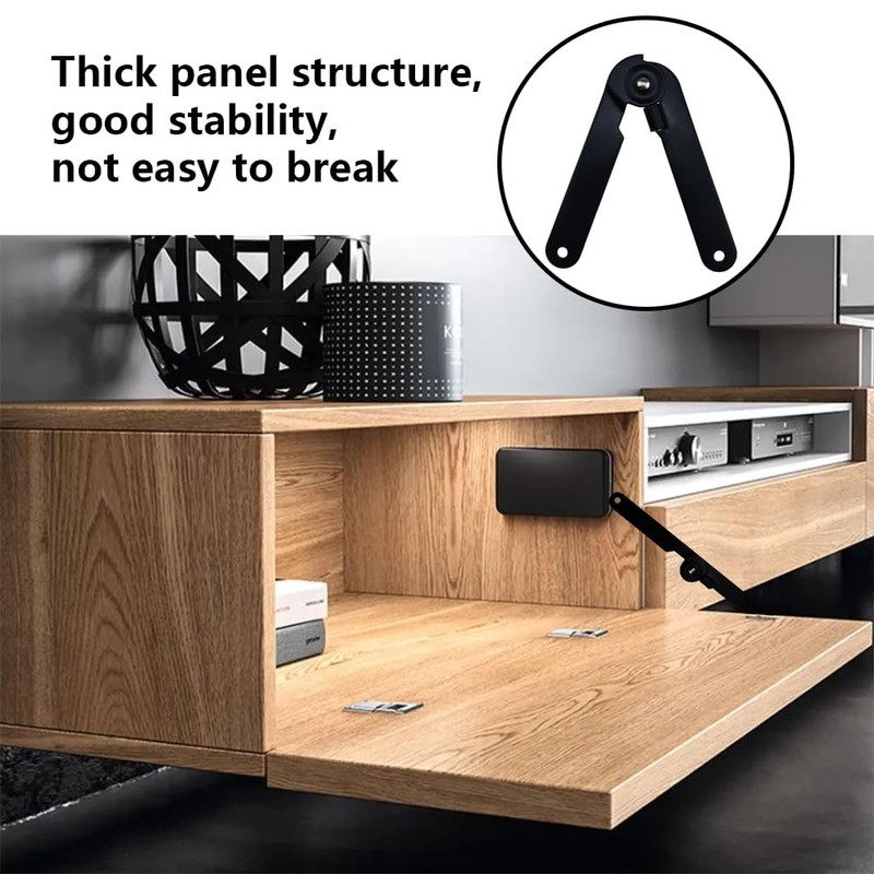 ONEBO 4 Hinges for Cabinet Doors, Folding Hinges, Heavy Duty