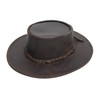 Minnetonka Unisex Fold Up Hat - Flat Brimmed Cowboy Hat