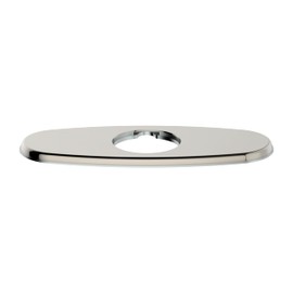 Derengge RP-1107-PN 4 Inch Faucet Deck Plate Bathroom Escutcheon Hole Cover, Polished Nickel Finished