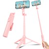 Selfie Stick Travel Tripod for Cell Phone with Remote Control