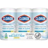 CLOROX Clorox Free & Clear Compostable Cleaning Wipes, Light Lemon