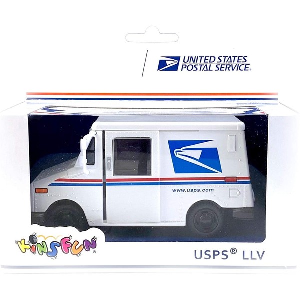 HCK Exclusive Special Edition United Postal Service US Mail Delivery Truck Diecast Display Model Toy Car in Window Box