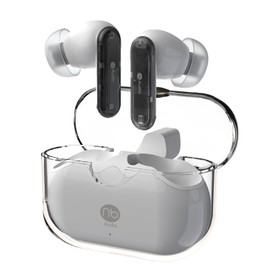 (nb) Audio SkeLeTon II Enuby Audio, Skeleton Two, 360°C Sound, Spatial Audio Compatible, 6-Axis Motion Sensor, Head Tracking, Translucent Design, Earbuds, Noi Can, ANC, External Sound Capture,