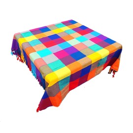 ALKIMIA INC Mexican Traditional Tablecloth Colorful (1, Rectangular)