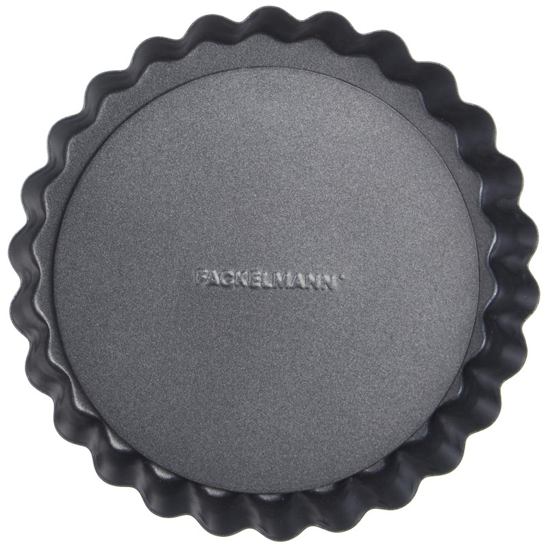 FM Professional 21682.0 Quicheform mit Abnehmbarem Boden, Stahl, schwarz