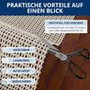 MEISTERWERK Non-Slip Carpet Underlay, Non-Slip Mat for Carpets and Runners,