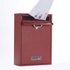 Wall Mounted Locking Vertical Dropbox Mailbox - Safe and Secure