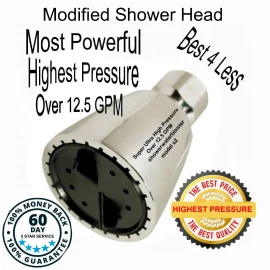 Delta SUPER HIGH PRESSURE SHOWER HEAD Amazing Pressure Over 12.5gpm Model s2