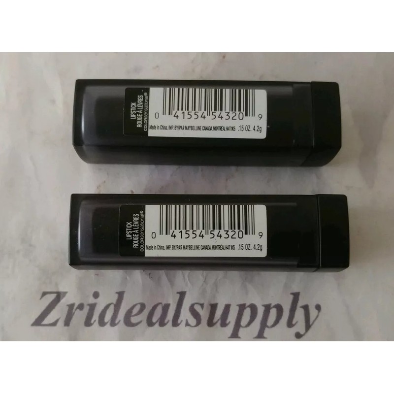 MAYBELLINE COLORSENSATIONAL LIPSTICK 704 CARNAL BROWN NEW PACK OF 2
