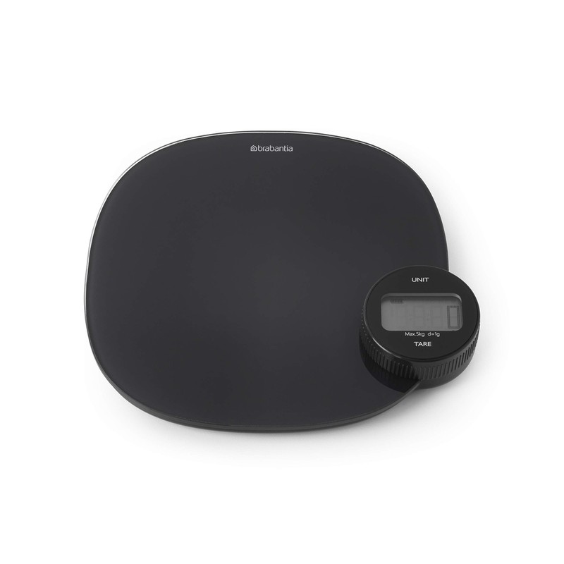 Brabantia Tasty+ Kitchen Scales Plus, Dark Grey, 122880