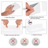 2Pcs Clear Floating Shelf Acrylic Fine Surface Delicate Modern Transparent