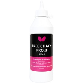 Butterfly Free Chack Pro II Table Tennis Glue - Perfect for Assembling Table Tennis Paddles - Comes with Sponges and Application Clip - Available in 50 mL, 90 mL, and 500 mL Quantities