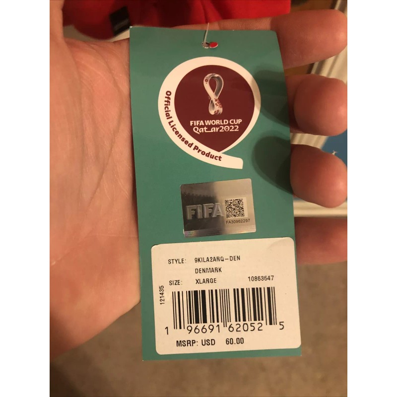 FIFA Outerstuff FIFA World Cup 2022 Denmark Red Hoodie Women’s