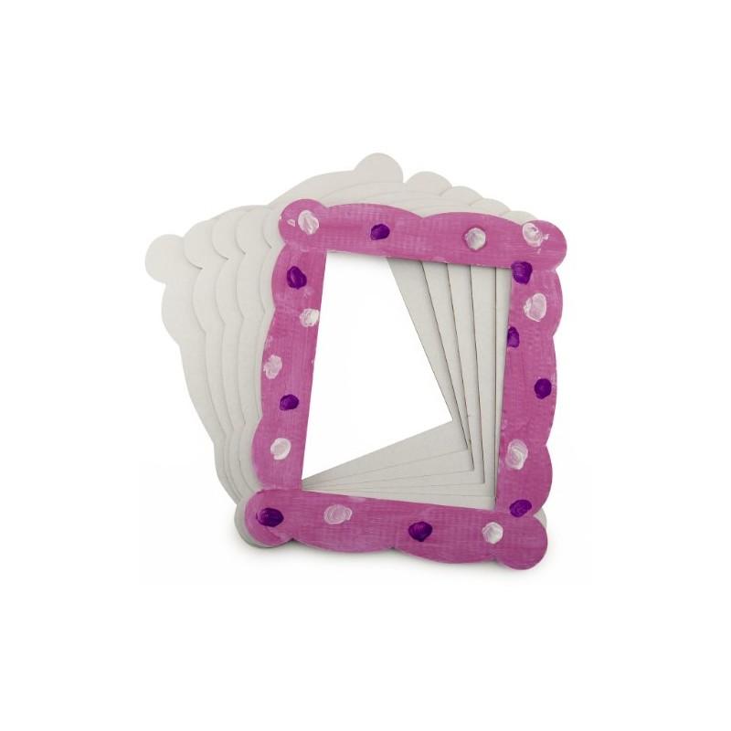Hygloss Corrugated Cardboard Frames - 11-1/2 x 13-3/4, pkg of