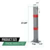 Safety Bollard Post Steel Folding Parking Barrier Lockable Car Bollard