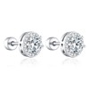 Onnzin Hypoallergenic Titanium Earrings for Sensitive Ears,Implant Grade Titanium Cubic