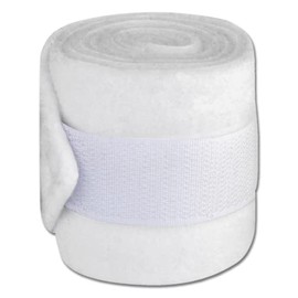 Fleecebandage Mini Shetty, 4er Set, weiß