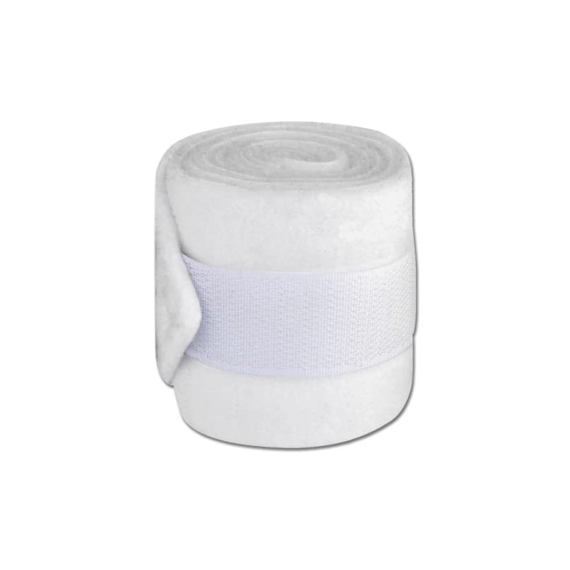 Fleecebandage Mini Shetty, 4er Set, weiß