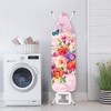 Oamsistay Floral Iron Board Pad, Elastic Edge Ironing Board Cover,