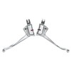 Dia-COMPE DC139 Guidonnet Curved Cycle Brake Levers Retro Fixed Silver