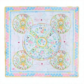 Exquisite Decorative Luxury Mahjong Mat Painted Anti Slip Mahjong Table Mat Premium Smooth Tiles Movement American Mahjong MatsColor: Multi Mat-18