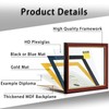 Minesaxel Diploma Frame 14x17 with Black Mat Fits Document, Certificate