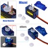 Miuzei 9G Servo Motor Micro for Arduino Mini Model Making