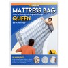 Plastic Mattress Bag for Moving Storage, Waterproof Mattress Cover, Mattress